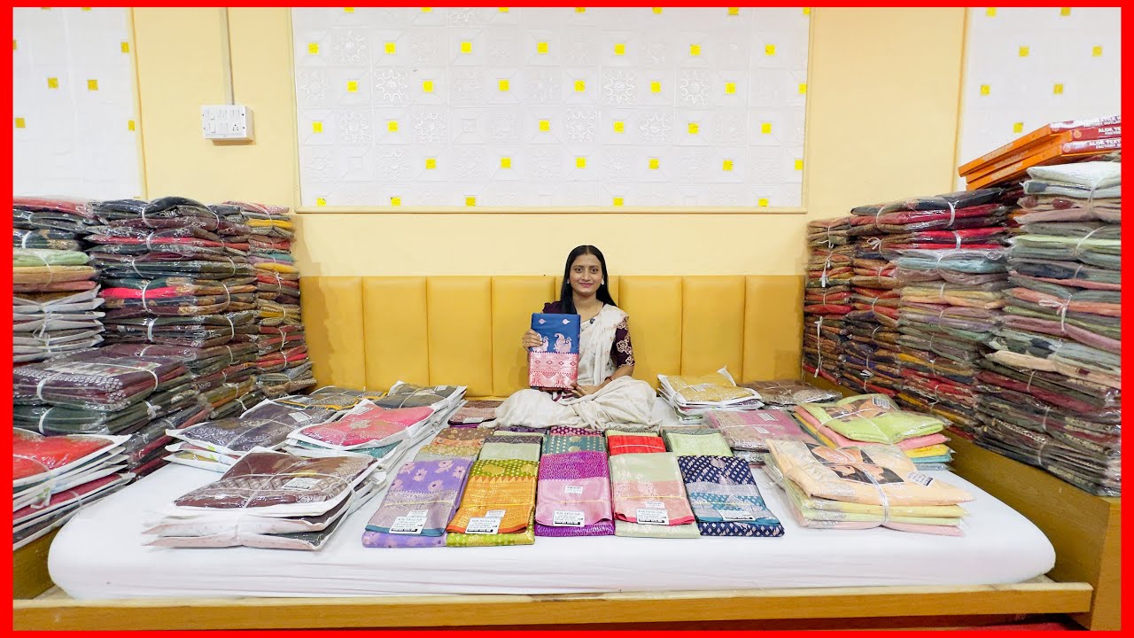 సూరత్ పట్టు చీరల హోల్సేల్ మార్కెట్ తక్కువ ధరకి బెస్ట్ క్వాలిటీ Surat Wholesale Market #saree #shorts