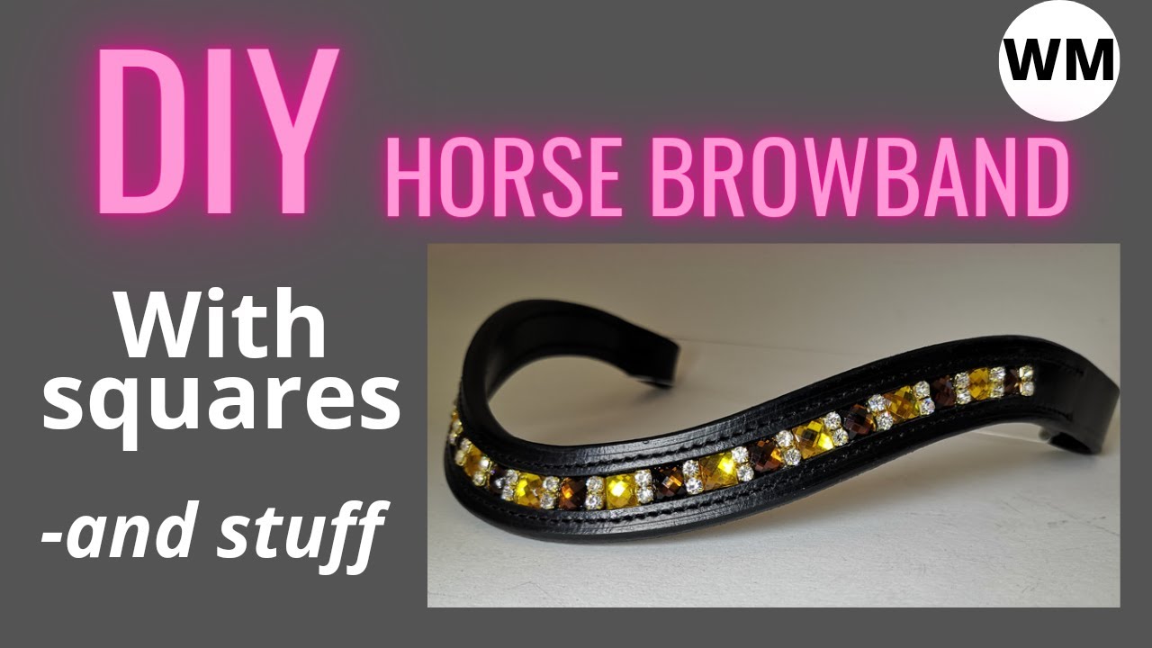 How to make your browband with squares & stuff