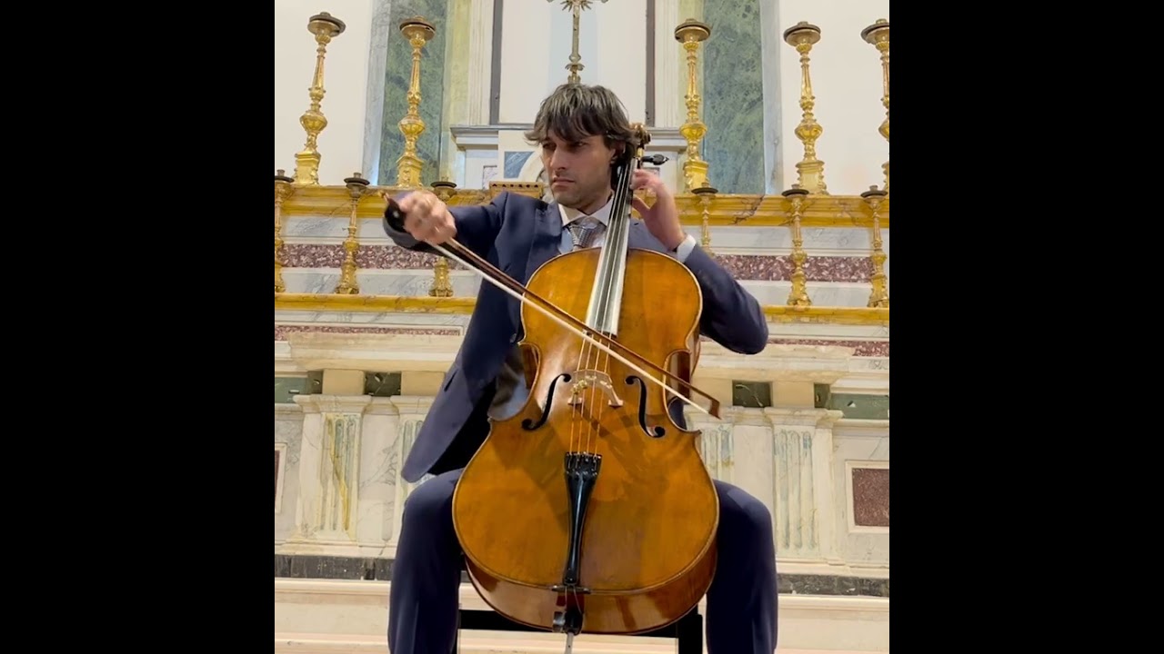 Bach cello suite 1 full live Giuseppe Carabellese