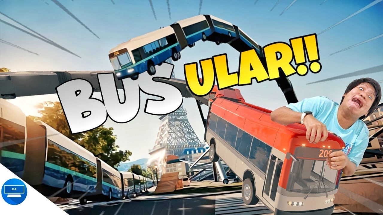 TOP GLOBAL BUS ULAR PALING PANJANG SEDUNIA WKWK!!! SnakeyBus [INDO] ~Keren dan Ngakak Banget!!