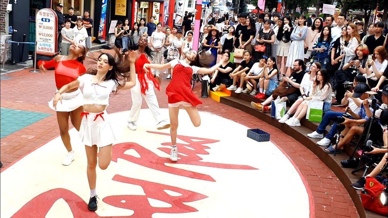 [STREET ARTIST] NOVA, MULTINATIONAL DANCE TEAM. HONGDAE BUSKING. 240726.