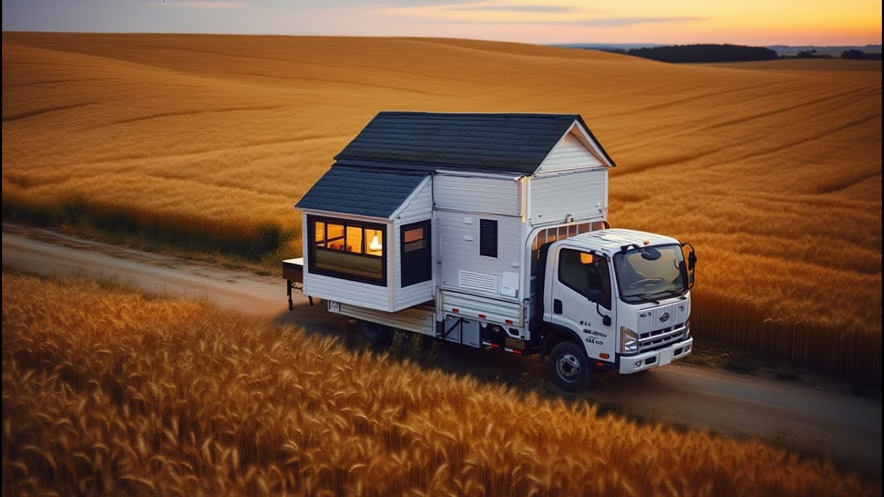 They Built a Mobile Foldable House from Scratch — China Tiny Home Build