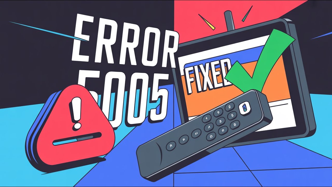 How to Fix Error 5005 on Firestick (Crave TV & All Apps)