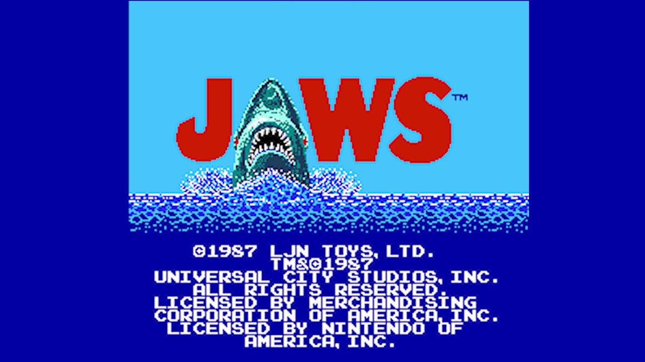 Jaws (NES) - UNCUT 4K Walkthrough