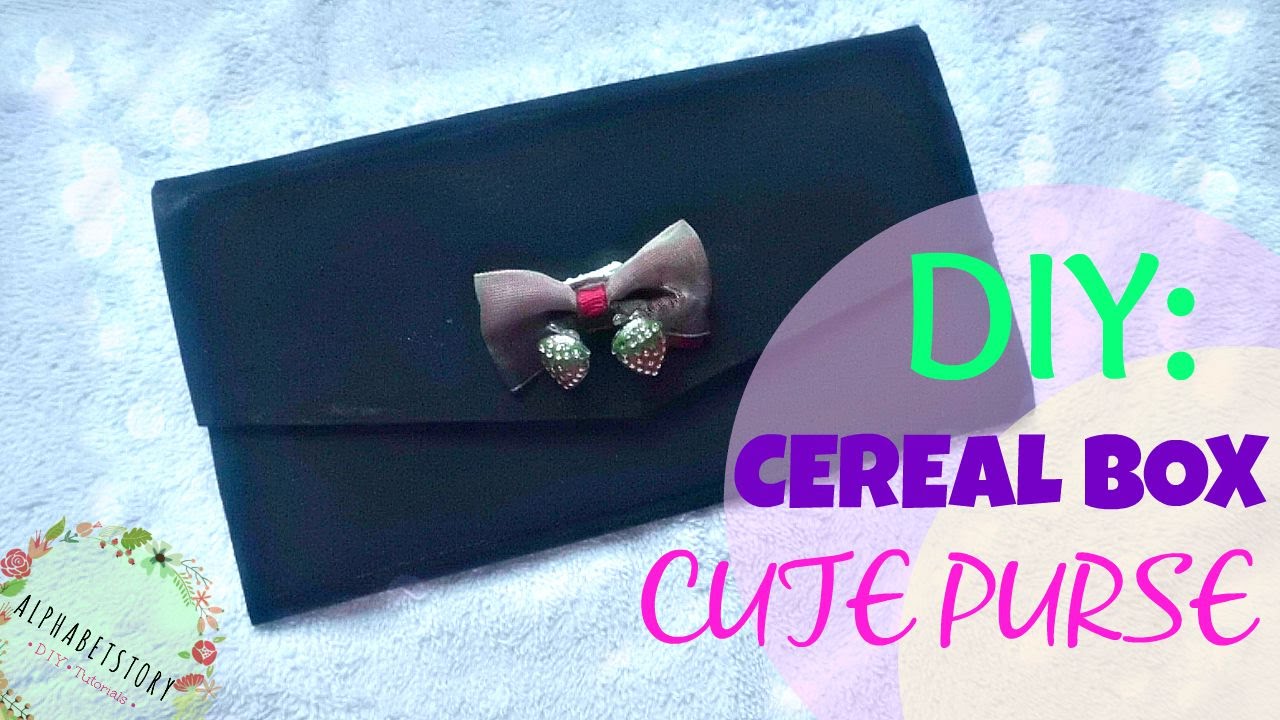 DIY: FANCY PURSE from cereal boxes | FUN and EASY | CHEAP | AiiMADEit
