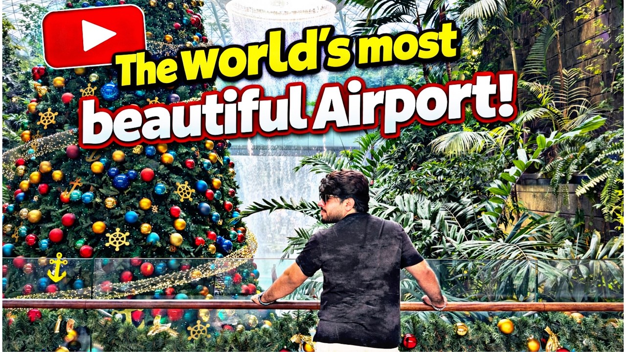 The World's most beautiful airport || Changi Airport || Kolkata - Singapore || Ep - 3 || KRS Show