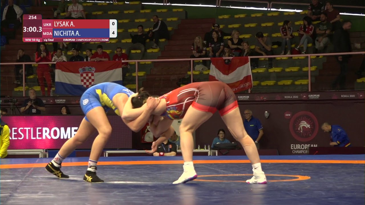 1/4 WW - 59 kg: A. LYSAK (UKR) v. A. NICHITA (MDA)