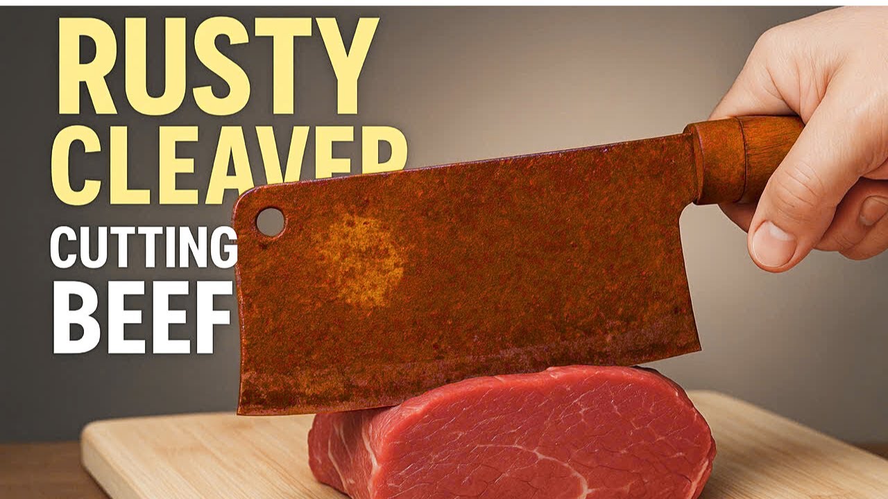 This Rusty Old Cleaver Looked Like Trash – You Won’t Believe the Transformation