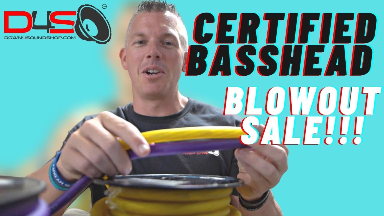 CERTIFIED BASSHEAD BLOWOUT SALE! EVERYTHING MUST GO!