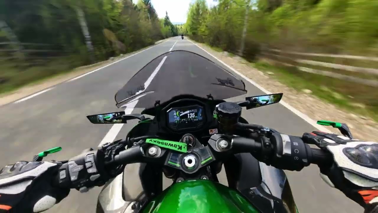 Kawasaki Ninja 1000SX Mountain Ride (RAW POV Engine Sound)