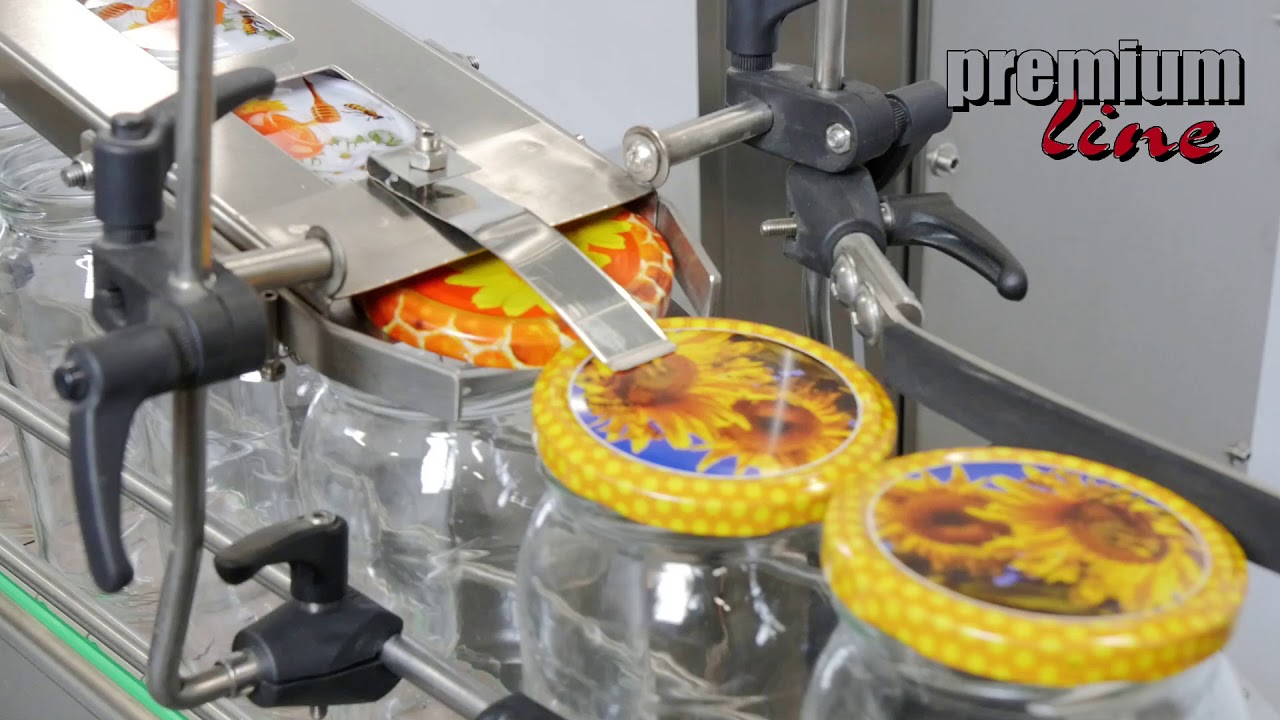 Automatic honey bottling line