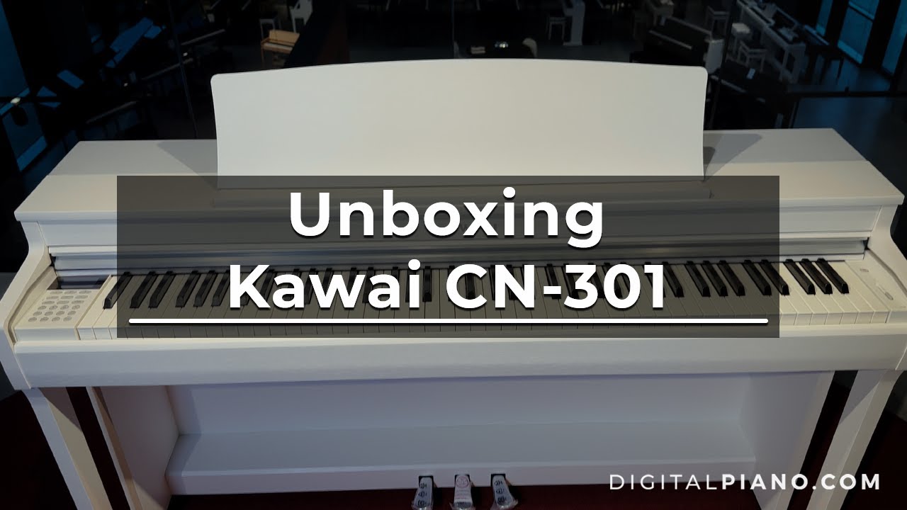 Unboxing and Assembly of Kawai CN-301 | Digitalpiano.com