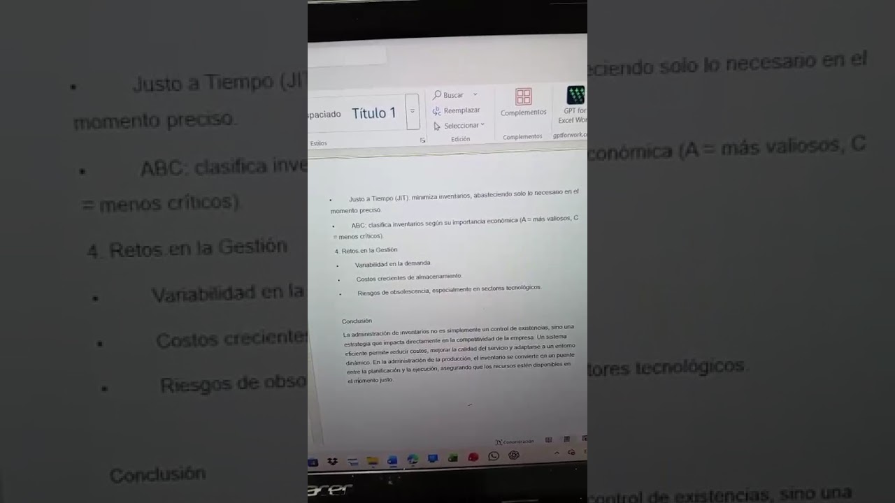 Administración de inventarios
