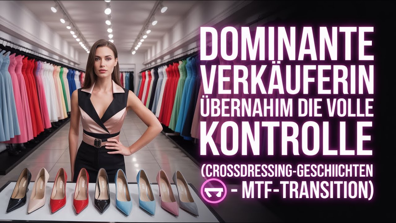 „Dominante Verkäuferin übernahm die volle Kontrolle 👗👠 Crossdressing Geschichten – MtF Transition“