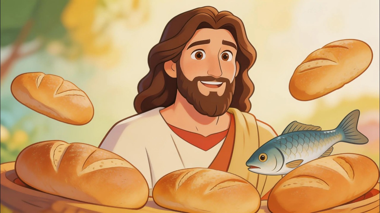 The Miracle of the Loaves and Fishes | My Little Bible Stories