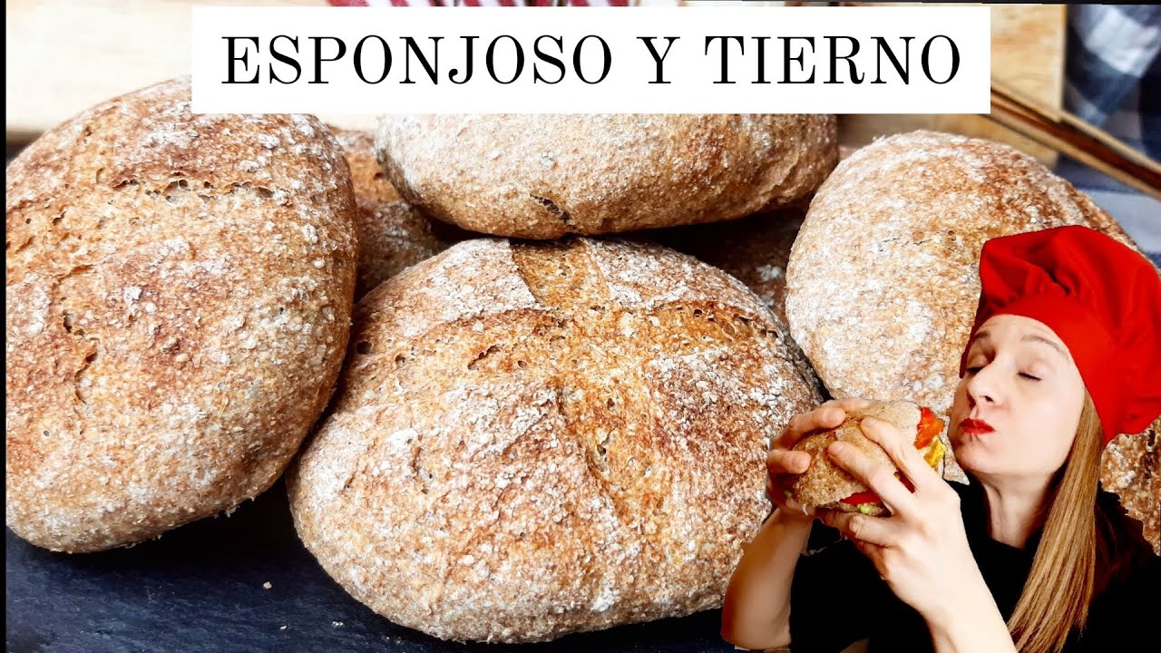 🍞Receta de PAN  de CENTENO  y Trigo INTEGRAL.