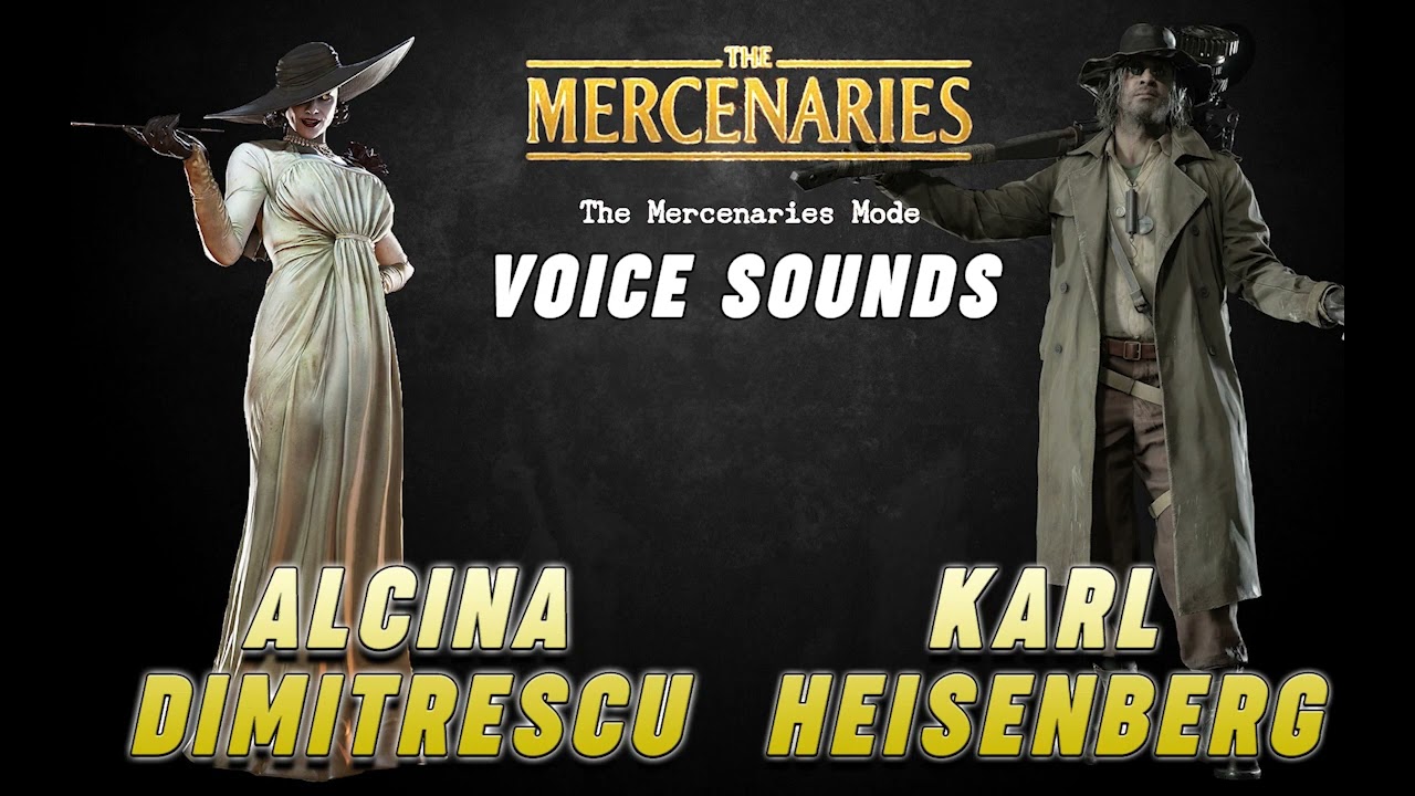 Resident Evil 8 Village: The Mercenaries Mode - Dimitrescu & Heisenberg Voice Lines + Efforts
