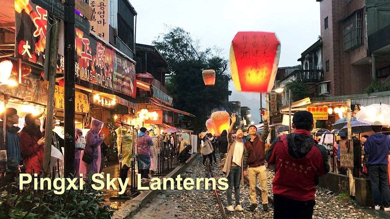 Pingxi Sky Lanterns - Taiwan