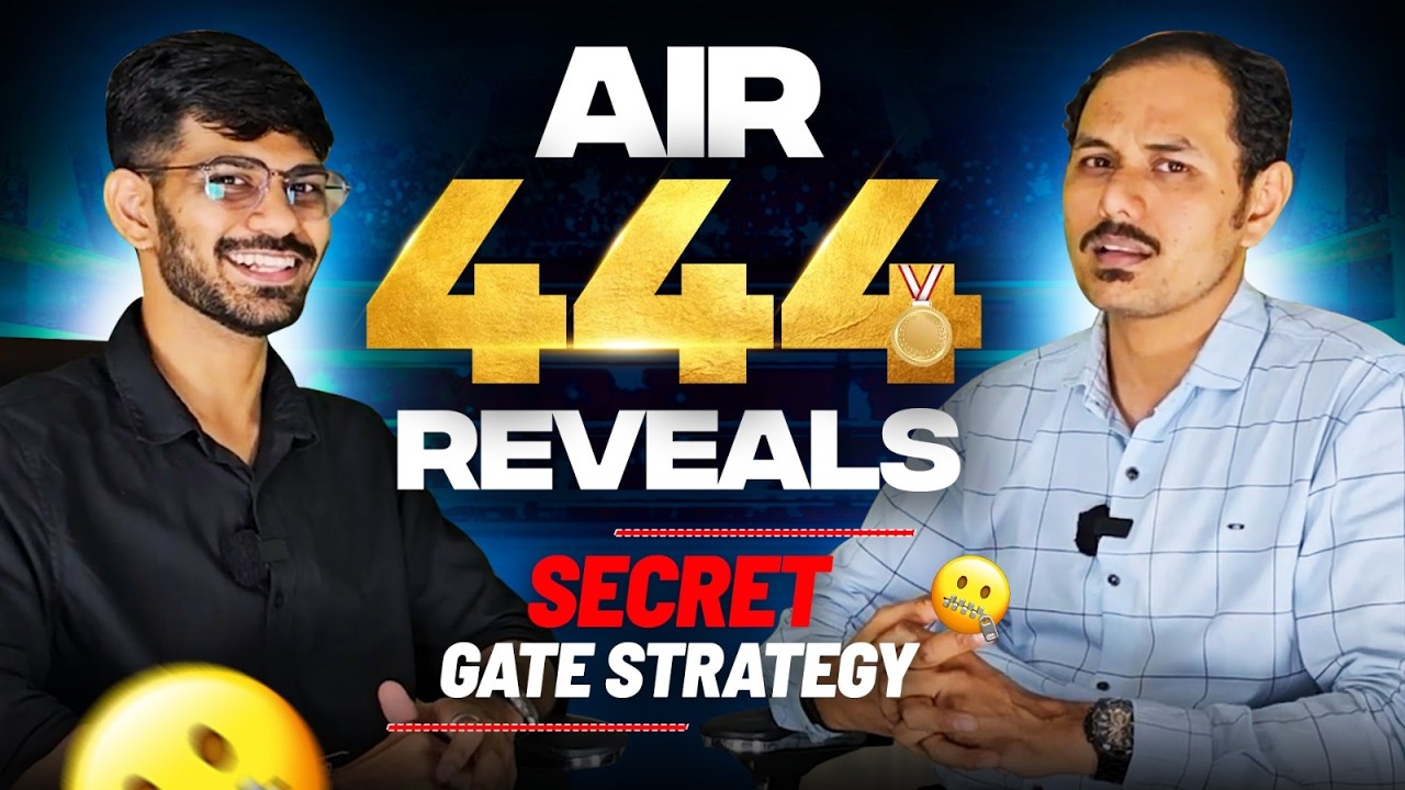 GATE Topper Interview | AIR 444 Prathmesh Mahajan Shares Secret Strategy with Archit Shukla Sir