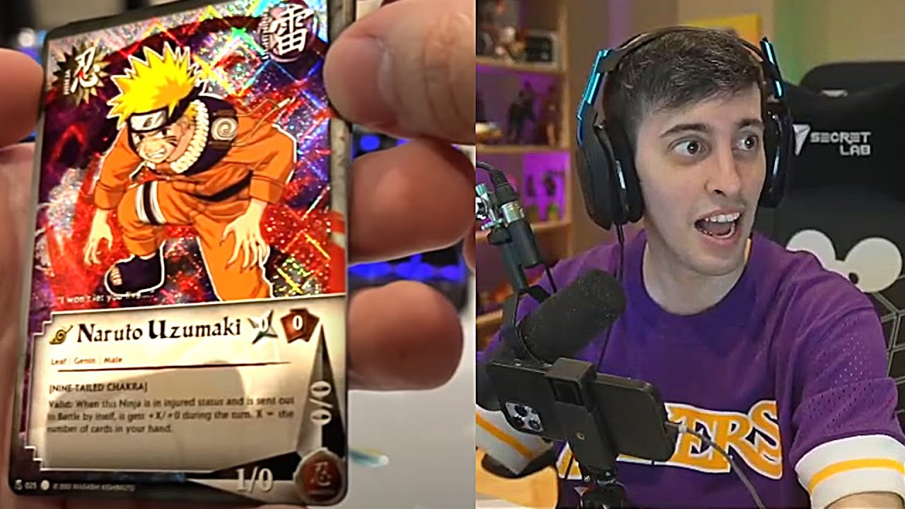 Abro la caja más exclusiva de Naruto...