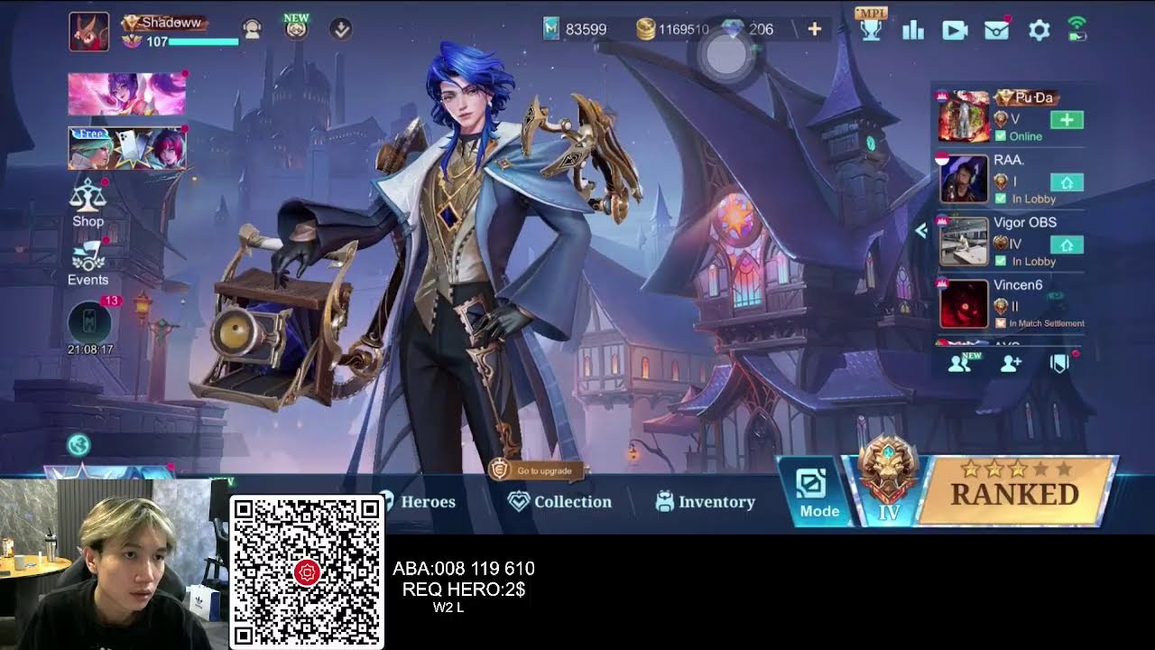 5 MAN VIGOR ROAD TO MYTHIC HAVE SERVICE OUS RANK