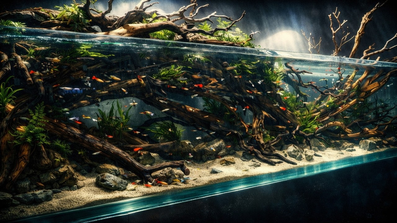 이건 진짜 직접 봐야 합니다. 미친 퀄리티#아쿠아가든#aquagarden#aquascape#aquarium#terrarium#paludarium#아쿠아카페#테라리움#물고기카페