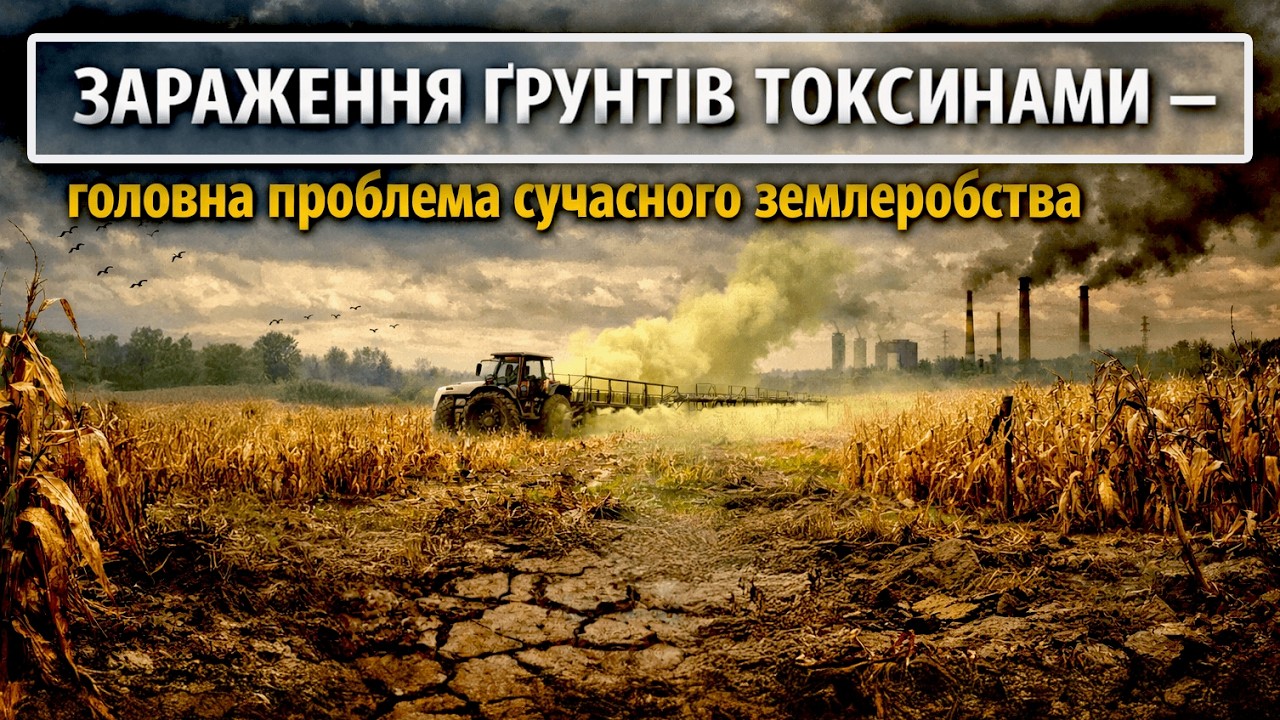 Не потепління головна проблема сьогоднішнього землеробства. Проблема в зараженні ґрунтів токсинами!