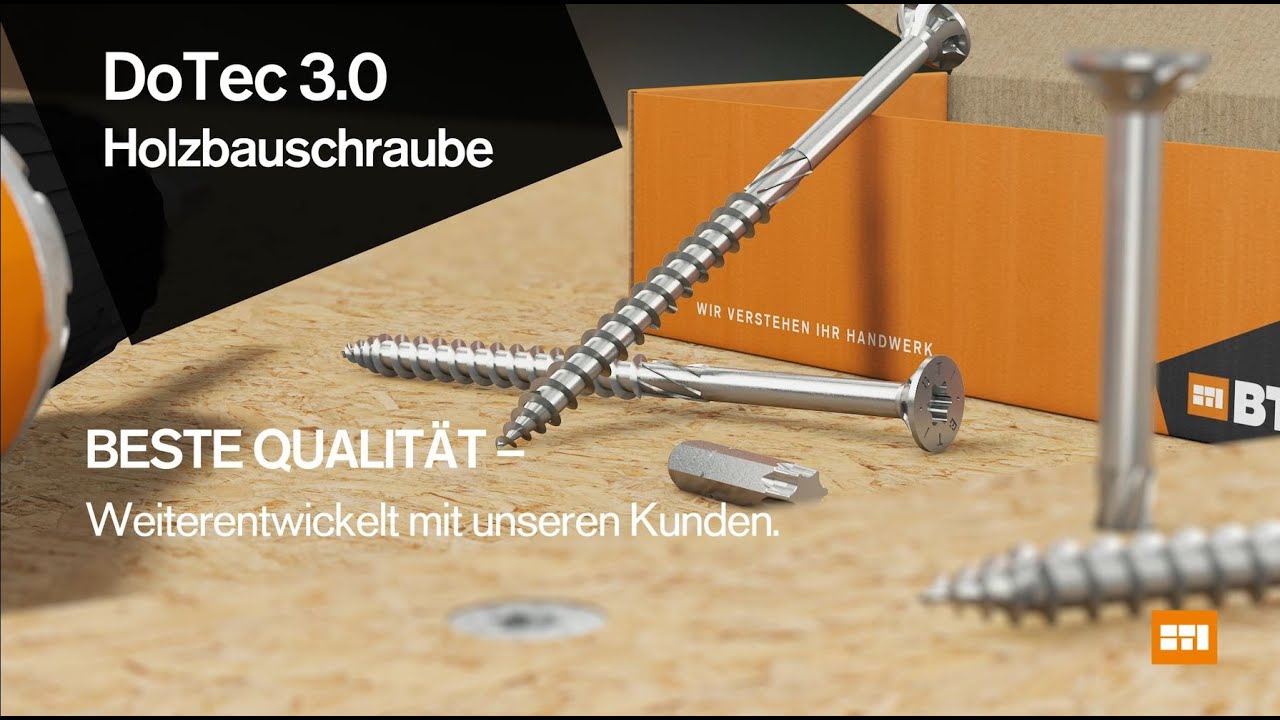 Produktvideo BTI Holzbauschraube DoTec 3.0