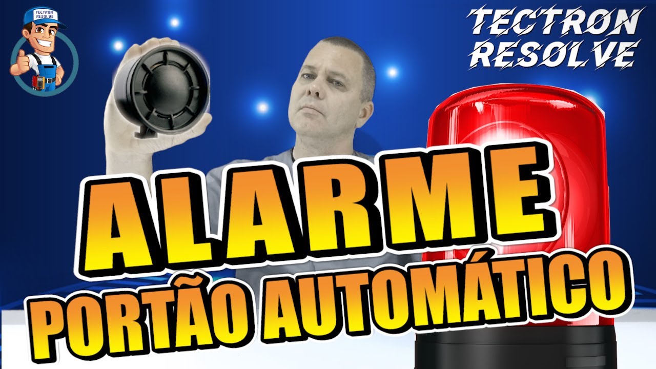 Alarme no Portão Automático - Como Disparar Sirene