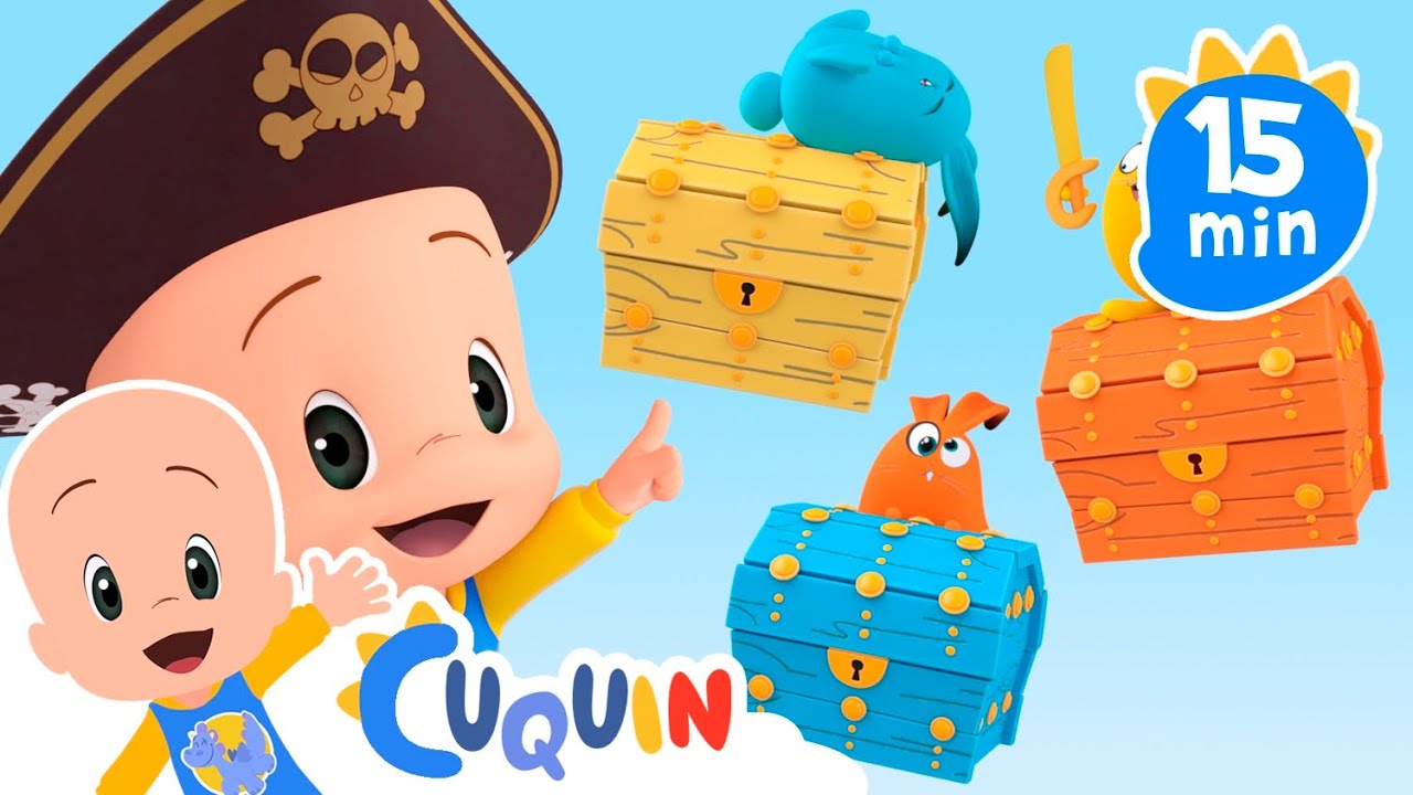 Pirate Cuquin's and his magic treasure chests | Cleo & Cuquín