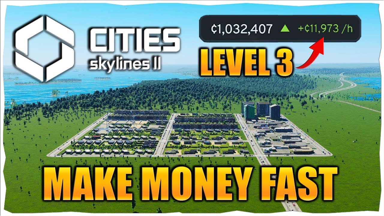 Как быстро заработать деньги в Cities Skylines 2