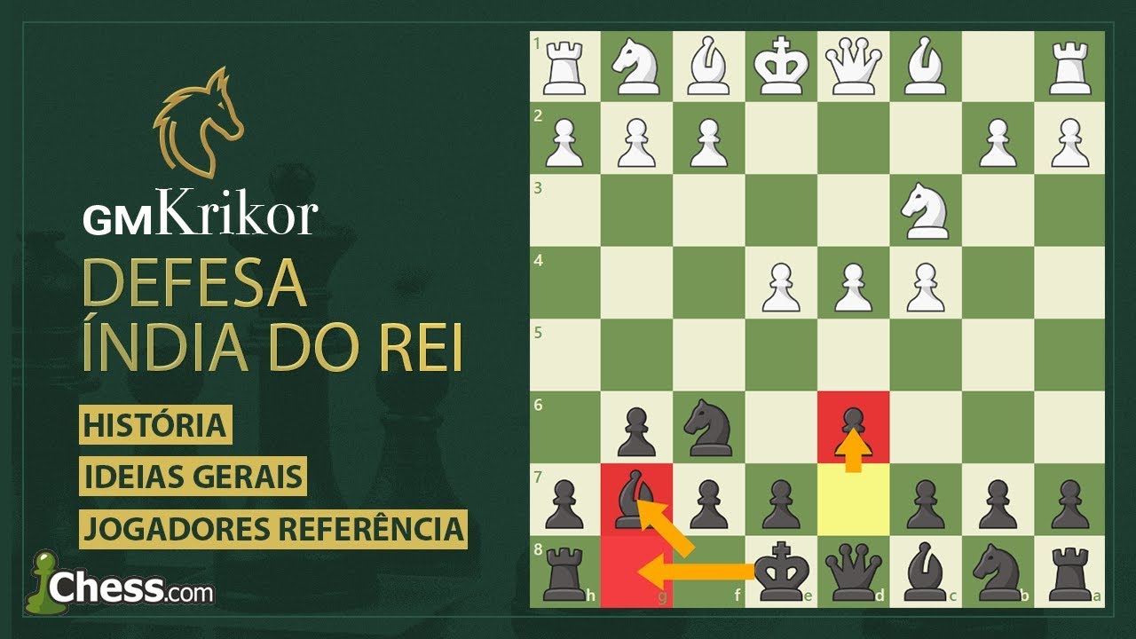 Aprenda a Defesa Índia do Rei!