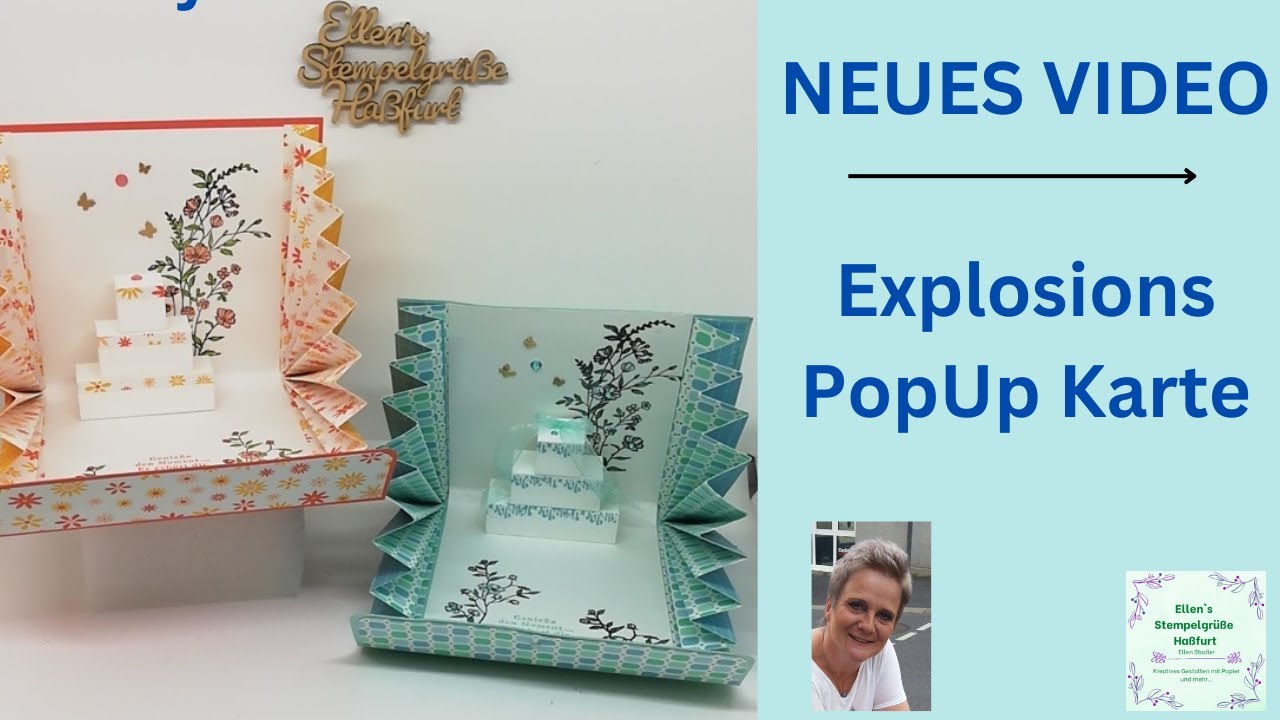 Explosions Pop up Karte: NEUES Video