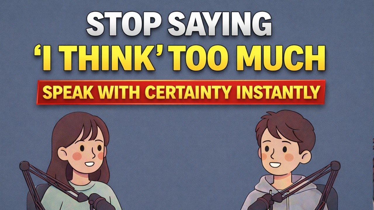 Stop Saying “I Think” Too Much (Speak With Certainty Instantly)