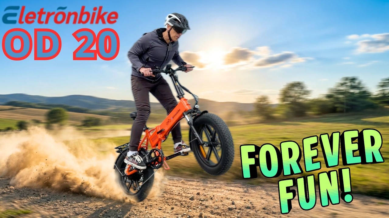 ELETTRONBIKE OD20 - FULL OPTIONALS, POWERFUL MOTOR, LOW COST - FULL TEST