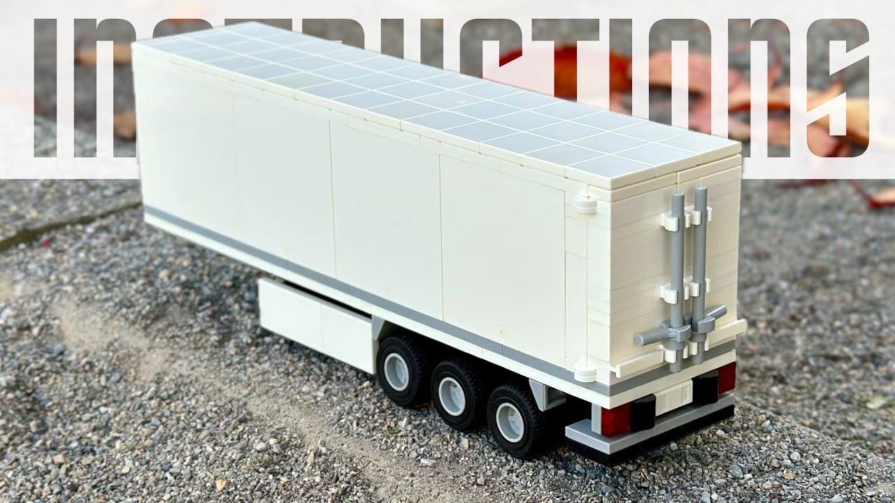 [MOC] How to build LEGO Reefer Trailer