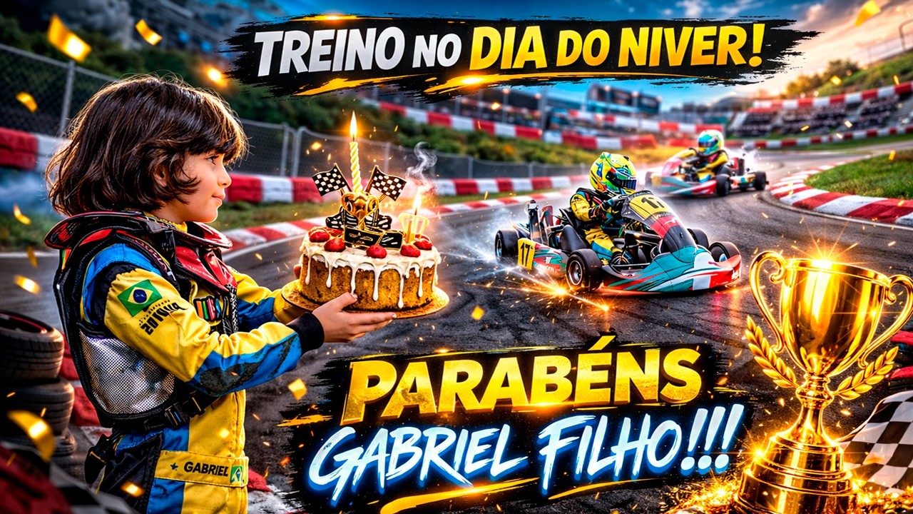 DIA DE ANIVERSÁRIO TAMBÉM É DIA DE TREINO E DEDICAÇÃO ! 🎂🏎️🏁🏆