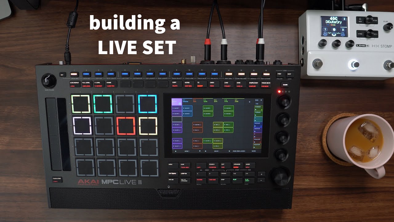 подготовка живого выступления на MPC Live III