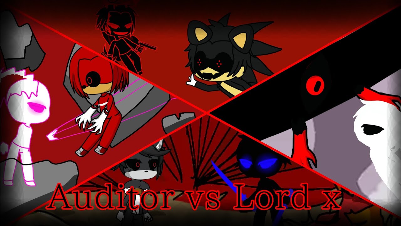 Helluva boss, Digital circus, Murder Drones, Hazbin hotel react to Lord X vs Auditor
