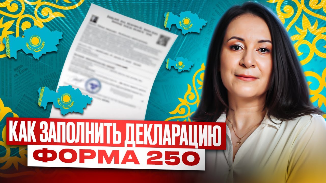 Как заполнить декларацию. Форма 250 для инвесторов. Всеобщее декларирование ИП, директора.