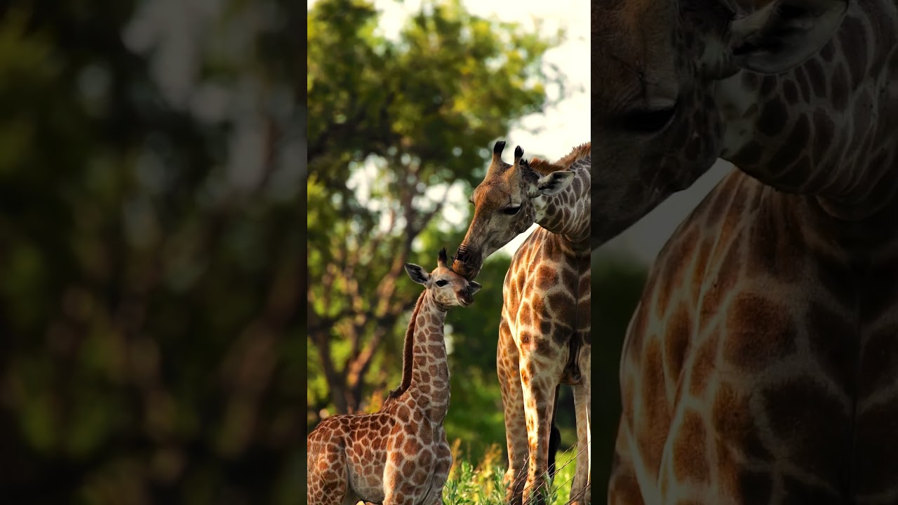 Beautiful moments in the wild 💚 🦒 