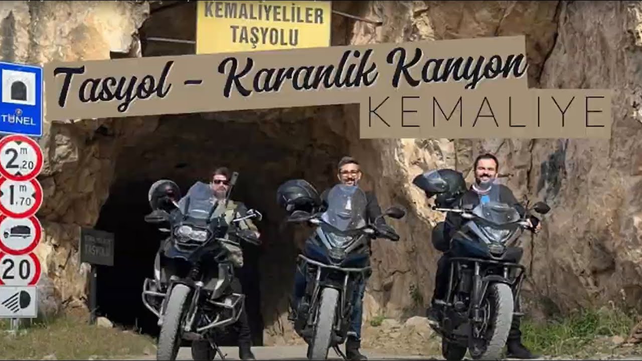 Motorla Güneydoğu Turu Bölüm5 Kemaliye Tasyol Karanlık Kanyon tek part #nc750x  #gs1250 #kemaliye