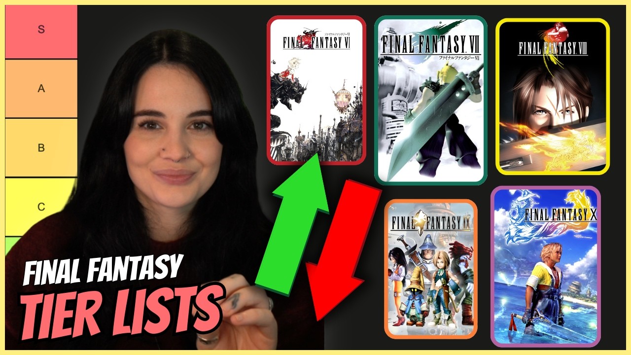 My ULTIMATE Final Fantasy Tier Lists