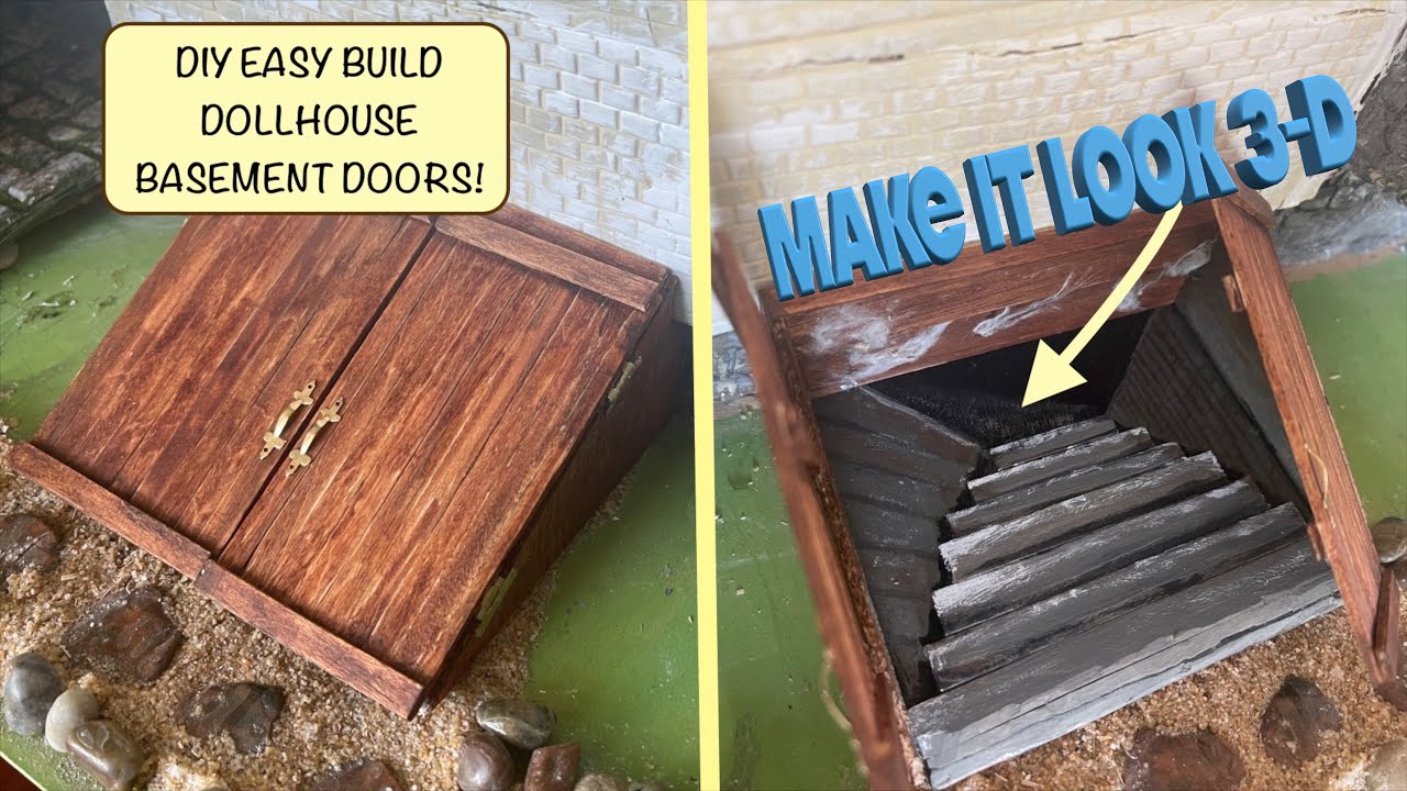 Build a 1:12 Scale Dollhouse Cellar!
