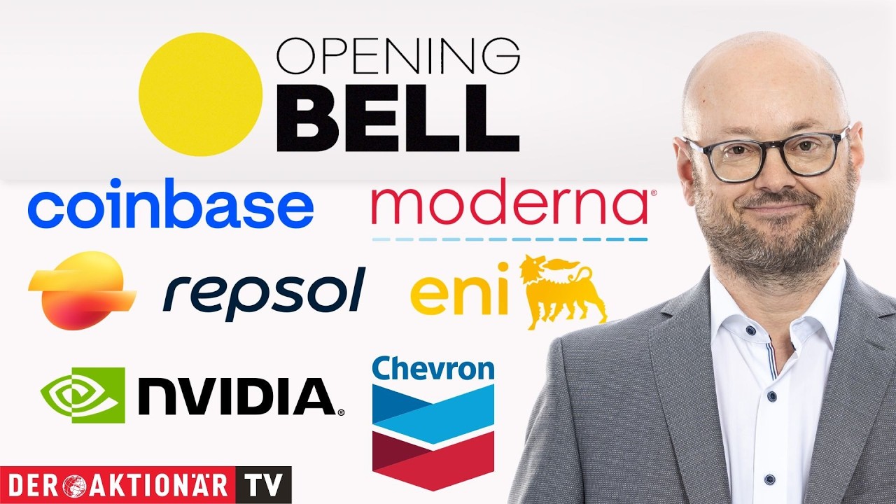 Opening Bell: Energie-Aktien, Norwegian Cruise Line, Nvidia, Moderna, Coinbase, Abercrombie & Fitch