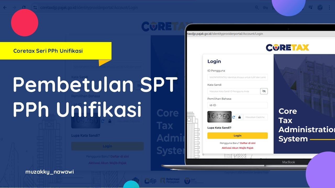 Pembetulan SPT PPh Unifikasi