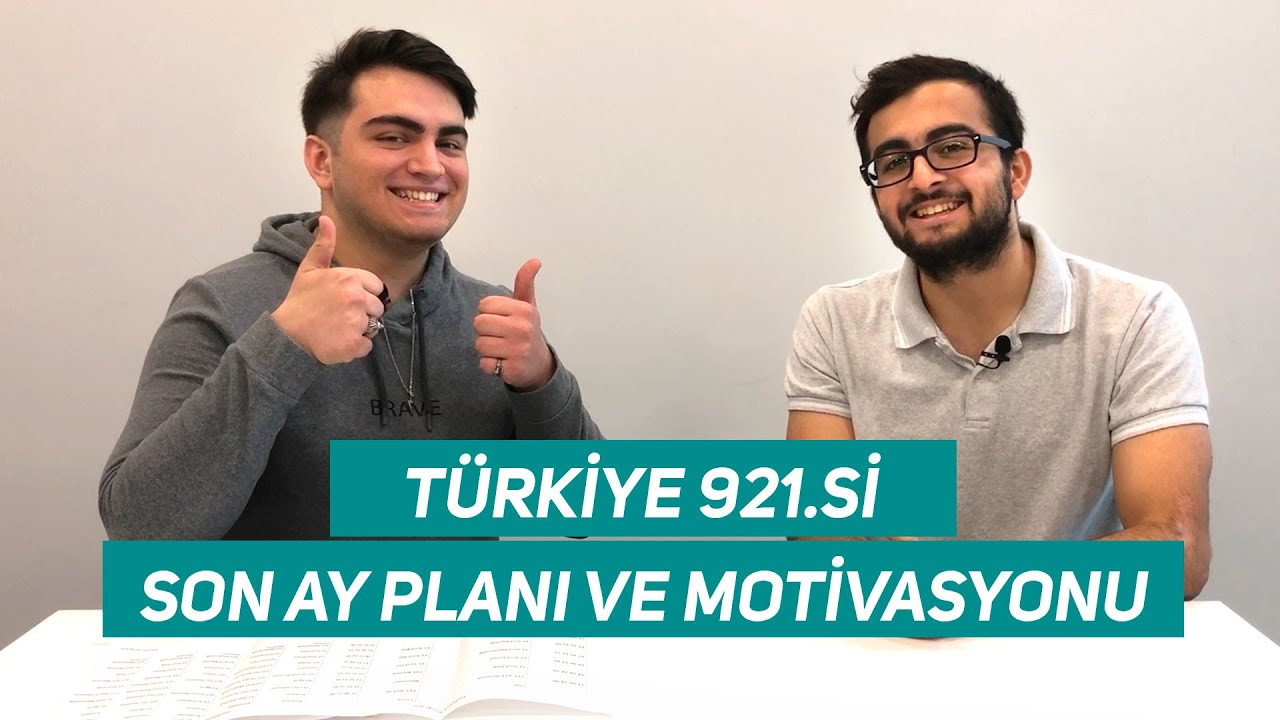 YKS 921.Sİ SON AY NASIL PLAN YAPTI, KAÇ NET YAPIYORDU ? MOTİVASYONU, DENEME TAKTİKLERİ...