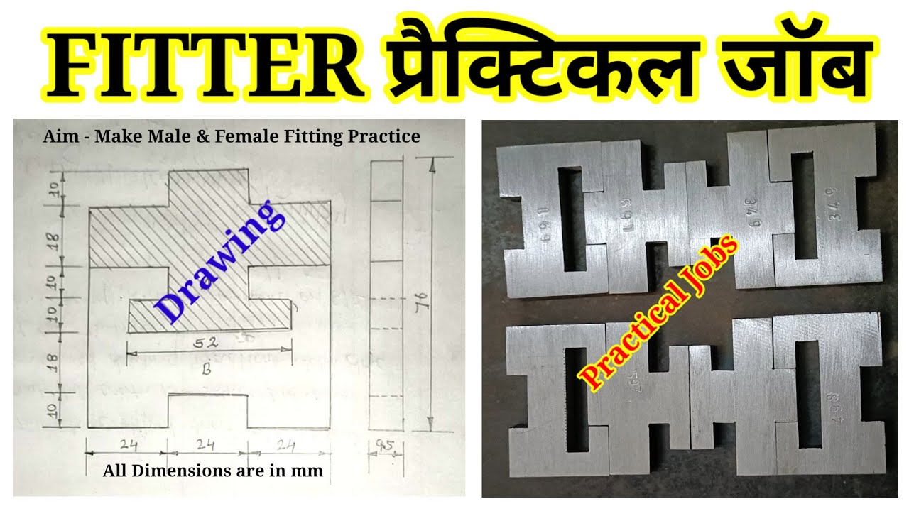 Fitter Practical Job// Make Male And Female Fitting Practice