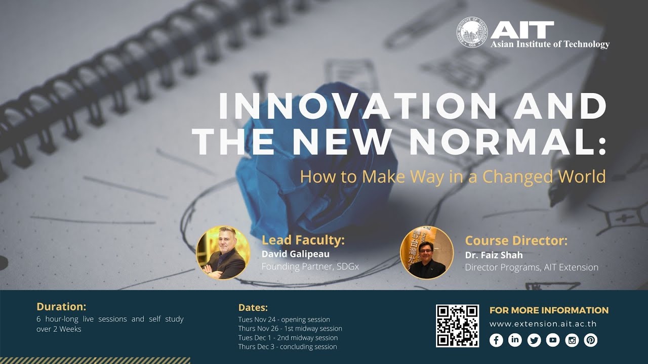 INNOVATION IN  THE NEW NORMAL - How to Make Way in a Changed World