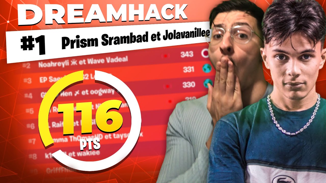 SRAMBAD et JOLAVANILLE en TOURNOI sur FORTNITE ! 💣  (C'est un massacre)